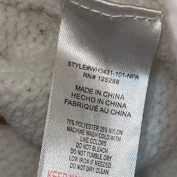 Rae Dunn Peace sweater. GUC size medium - Picture 5 of 5